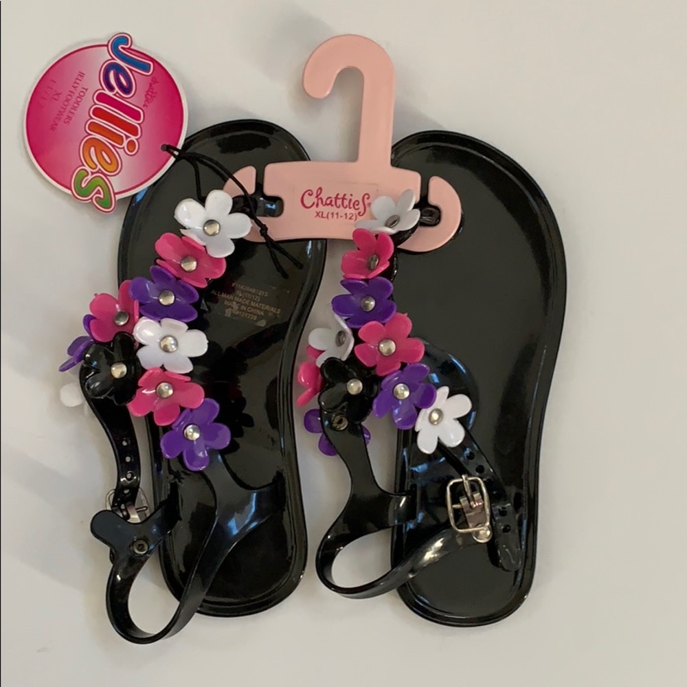 Chatties girls jellies sandals 11/12 new
